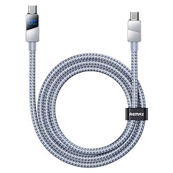 USB кабель Remax CB02 Armor, Type-C, 1.2 м., Серый