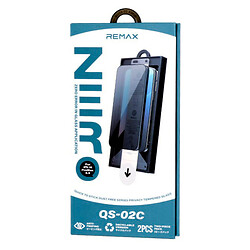 Захисне скло Apple iPhone 15 Pro Max, Remax QS-02C, Звичайне, Антишпигун, Чорний