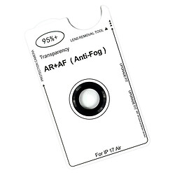 Захисне скло камери Apple iPhone 17 Air, Metal Classic, Звичайне, Чорний