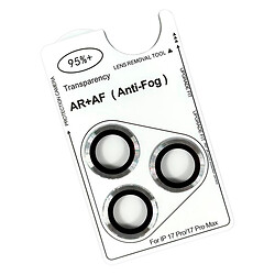 Захисне скло камери Apple iPhone 17 Pro Max, Metal Classic, Звичайне, Срібний