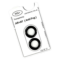 Захисне скло камери Apple iPhone 17, Metal Classic, Звичайне, Чорний