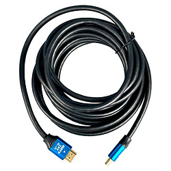 Кабель HDMI - HDMI 2.0V, 0.5 м., Синій