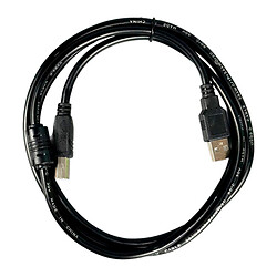 Кабель для принтера, USB-AM, USB-BM, 1.5 м., Чорний