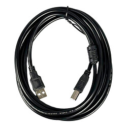 Кабель для принтера, USB-AM, USB-BM, 3.0 м., Чорний