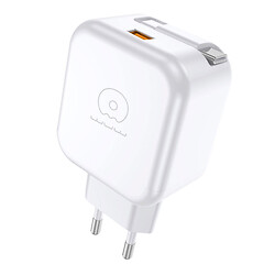 СЗУ WUW C268, З кабелем, Type-C, Білий
