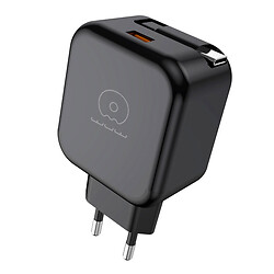 СЗУ WUW C268, З кабелем, Type-C, Чорний