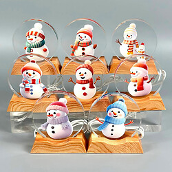 Нічник Сніговик, Різнокольоровий