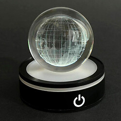 Нічник Кристалічна Куля JY-2239, Чорний