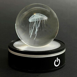 Нічник Кристалічна Куля JY-2239, Чорний