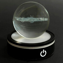 Нічник Кристалічна Куля JY-2239, Чорний