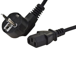 Шнур мережевий 3x0.75мм IEC C13 (3м) чорний