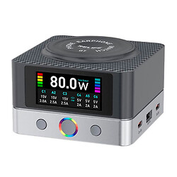 Мережева зарядна станція Relife Q7, Сірий