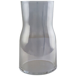 Ваза для квітів скляна фігурна гладка в асортименті, 17,5х9,5 см