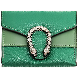 Кошелек женский экокожа складной с декоративной застежкой