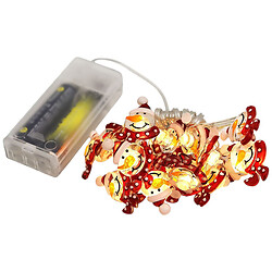 Гирлянда декоративная на батарейках "Снеговики", Mirko