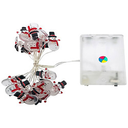 Гірлянда декоративна на батарейках "Сніговики", 20 ламп, Mirko