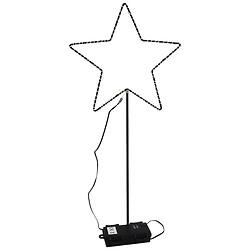 Декор новорічний з підсвіткою "Зірка", 80 см 15 ламп