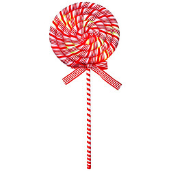 Рождественский декор на батарейках с подсветкой "Леденец"