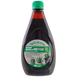 Удобрение органическое для кактусов, суккулентов, бонсаев ЦВЕТ, 500 мл