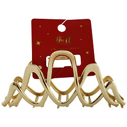 Краб для волосся металевий фігурний Lovit мікс