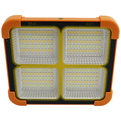 Фонарь LED прожекторный аккумуляторный с солнечной батареей