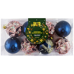 Набор шариков елочных Микс, 8 шт., Mirko