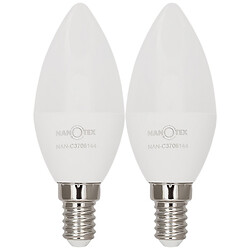 Набір ламп LED NANOTEX C37 6 Вт E14 4100 K 220 В, 2 шт/уп