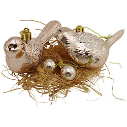 Набор украшений елочных "Птицы+яйца", 4 шт., Mirko