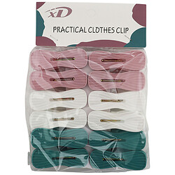 Набор бельевых прищепок пластиковых, 12 шт.