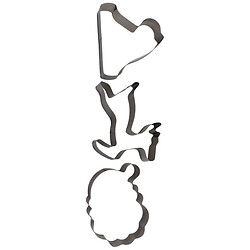 Набір форм для печива металевих Almo "Різдвяні", 3 шт