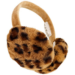 Навушники жіночі хутряні з принтом в асортименті