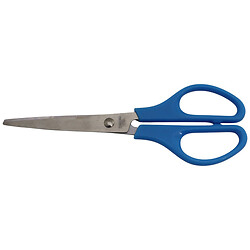 Канцелярские ножницы с цветной пластиковой ручкой