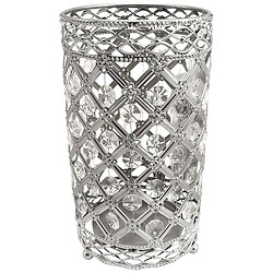 Підсвічник декоративний металевий з намистинами H&S