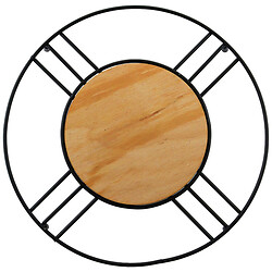 Подставка под горячее металлическое круглое деревянное основание VERBA