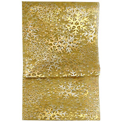 Скатертина-ранер декоративна принт "Сніжинки", 28x275 см