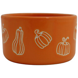 Соусниця порцелянова кругла з осіннім принтом, 215 мл