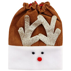 Чохол на пляшку декоративний текстильний "Різдвяний", 15х20 см