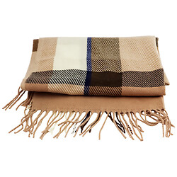 Шарф молодіжний кольоровий в клітинку мікс, 65х180 см