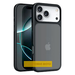 Чохол (накладка) Apple iPhone 17 Pro Max, Чорний, Epik Metal Buttons