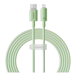USB кабель Baseus P10360200421-0 Habitat Apple iPhone SE 2022 / iPhone 14 Pro Max / iPhone 14 Plus / iPhone 14 Pro / iPhone 14 / iPhone 13 Pro / iPhone 13 Mini / iPhone 13 / iPhone 13 Pro Max / iPhone 12 Mini, Lightning, 1.0 м., Зелений