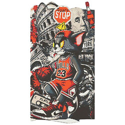 Алмазная мозаика/вышивка "Том стрит арт", 40x80 см, Origami