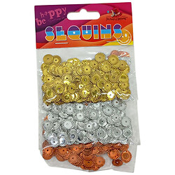 Блесточки, 10мм, 5гx3 пакетики, Art Studio Of Happiness