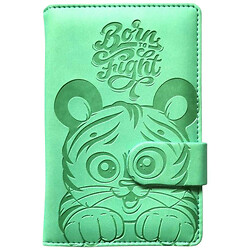 Блокнот "ТИГРЯНОК", Кожзам, А6, 64аркуша, Fresh