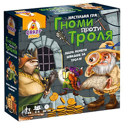 Игра настольная развлекательная "Гномы против тролля", Vladi Toys