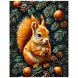 Картина по номерам "Белка с орехом", 40x50 см, Origami