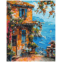 Картина по номерам "Дом на побережье", 40х50 см, Origami