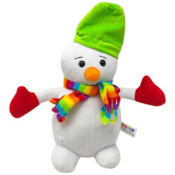 М'яка іграшка "Сніговик", 24 см, салатова шапочка, Копиця