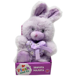 М'яка іграшка "ЗАЙЧИК", 16 см з вушками, Plush and Co