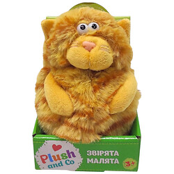 Мягкая игрушка "КОТИК", РЫЖИЙ, Plush and Co