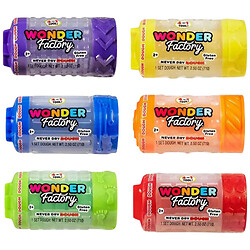 Незасыхающая масса для лепки "МИР ЦВЕТА И ФОРМЫ", в ассорт., в дисп., Wonder Factory